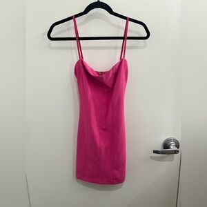 Abercrombie & Fitch Vibrant Pink Mini Dress
